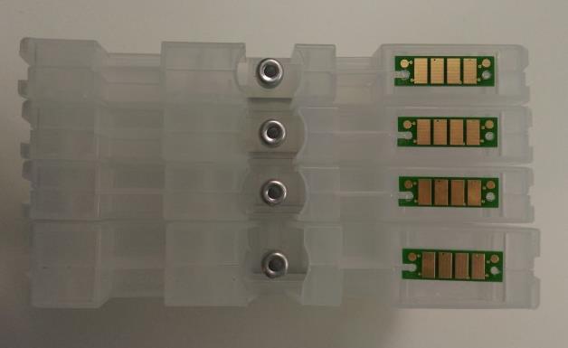 Kompatibilní plnitelné cartridge Ricoh GC41 + 4x100 ml inkoustu